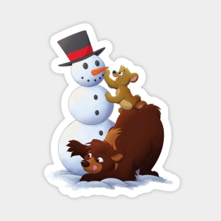 Beary Merry Christmas Magnet