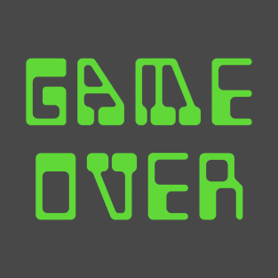 Game Over Green Text T-Shirt