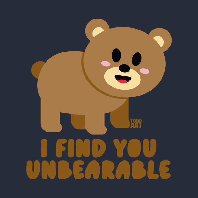 UNBEARABLE by toddgoldmanart