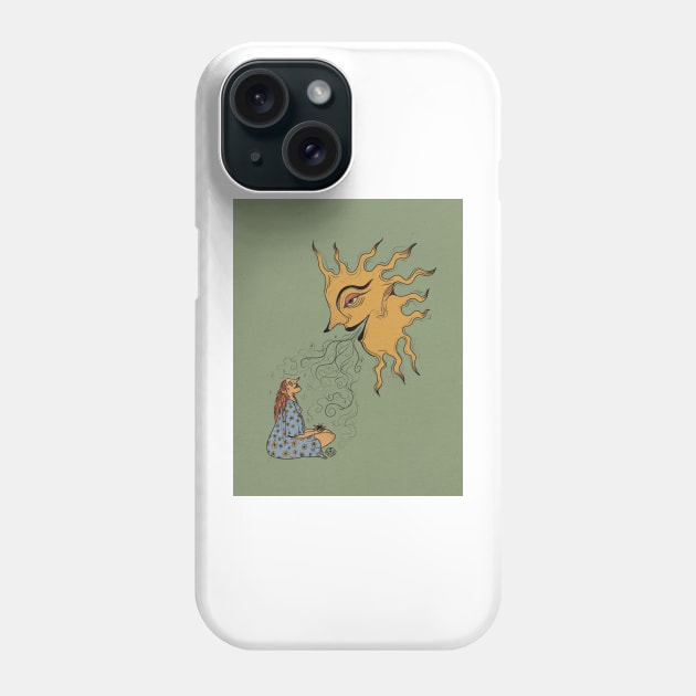 Touched by Sol Phone Case by Peach Melt