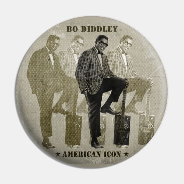 Bo Diddley - American Icons Pin by PLAYDIGITAL2020