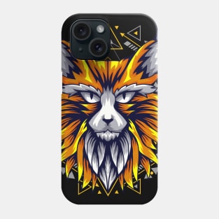 cat golden cute retro Phone Case