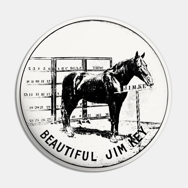 Beautiful Jim Key Performing Horse Pin by DrumRollDesigns