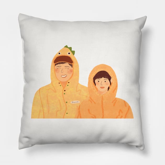 Moving KDRAMA - Bongseok & Heesoo Pillow by aaalou