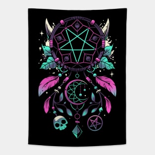 Nightmare Catcher - Witchy Dream Catcher Tapestry