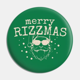 Merry Rizzmas offensive christmas Pin