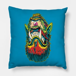 One Eyed Wolfman Pillow