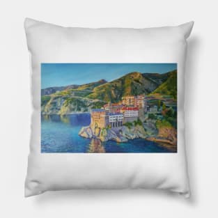 Mount Athos, Greece, Gregoriou Monastery Pillow