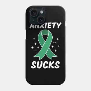 Mental Health Awareness, Anxiety Sucks Phone Case