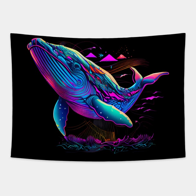 Save The Whales Tapestry by ChasingTees