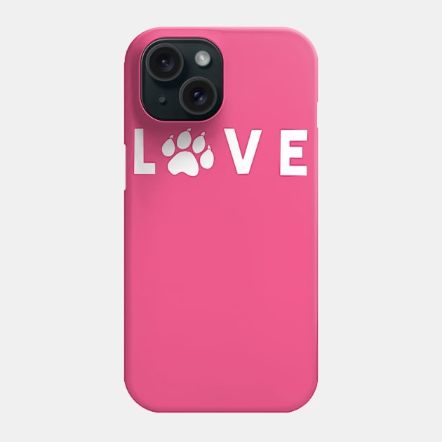 Love Dogs Phone Case by SillyShirts