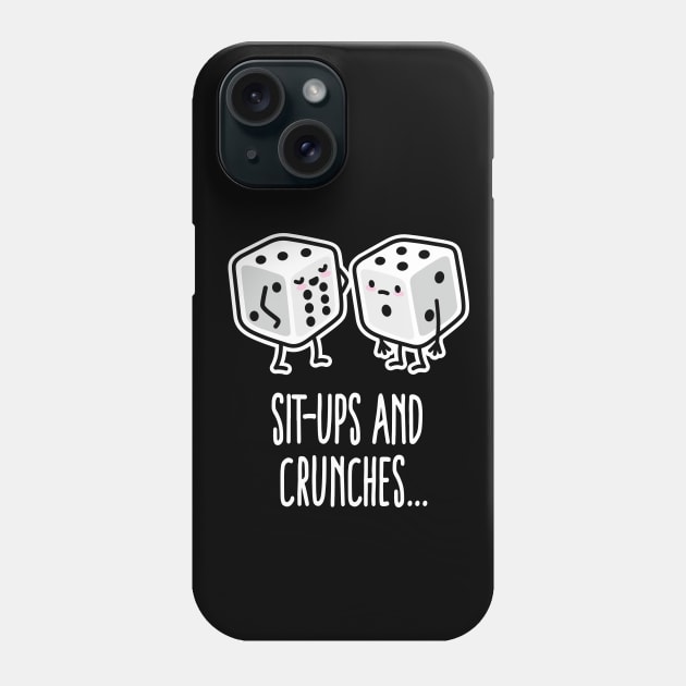 Sit-ups Crunches gym dices Six pack abs fitness Phone Case by LaundryFactory