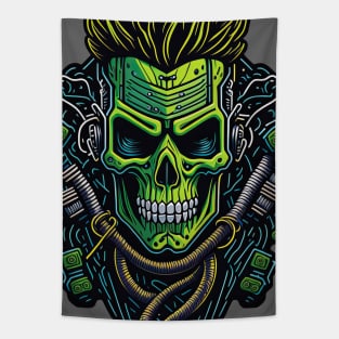 Cyborg Heads S02 D30 Tapestry