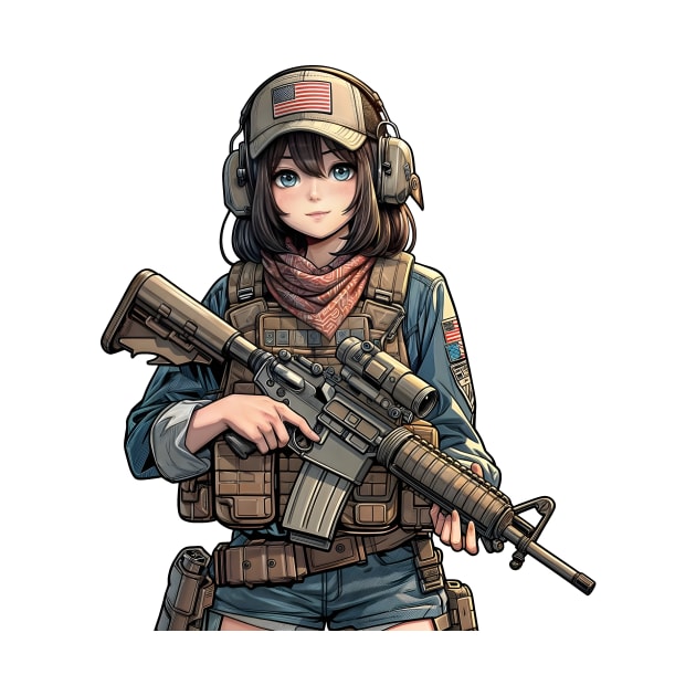 Tactical Girl by Rawlifegraphic