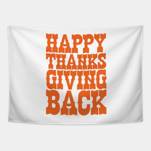 You've Got Mail Happy Thanksgiving Back Tapestry by 4everYA