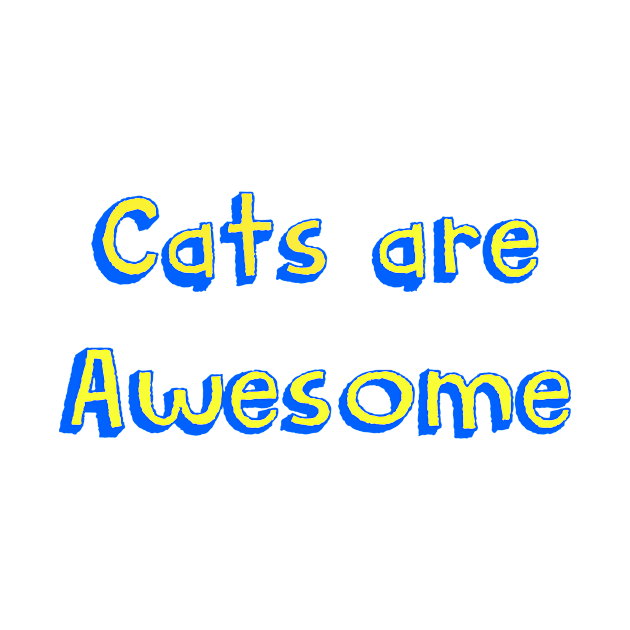 Cats are awesome by Sritees