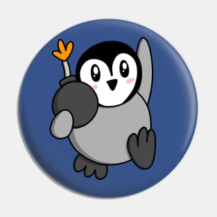 Penguin Bomber Pin