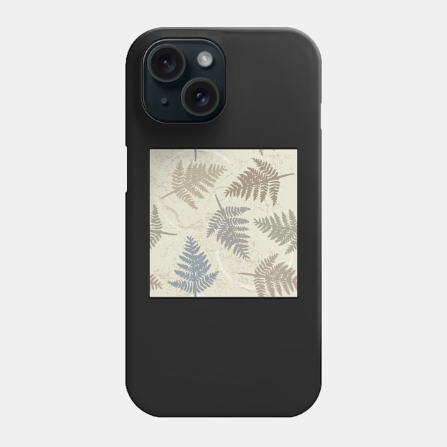 fern leaves, small Phone Case by colorofmagic