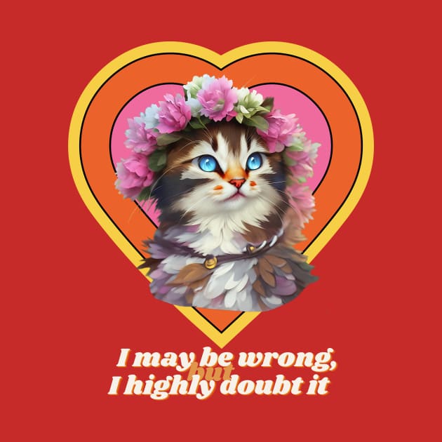 I may be wrong, but I highly doubt it (kitty flower crown heart) by PersianFMts