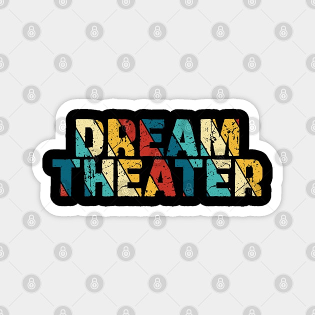 Retro Color - Dream Theater Magnet by Arestration