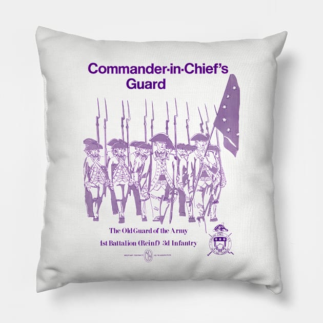 Commander-in-Chief's Guard - original color Pillow by toghistory