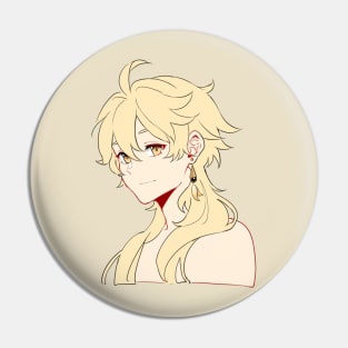 Genshin Impact - Long Hair Aether Pin