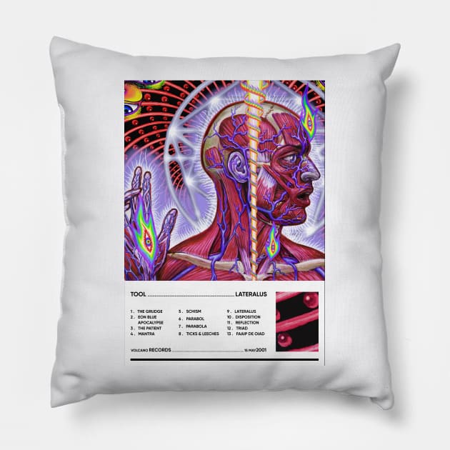Lateralus Tracklist Pillow by fantanamobay@gmail.com