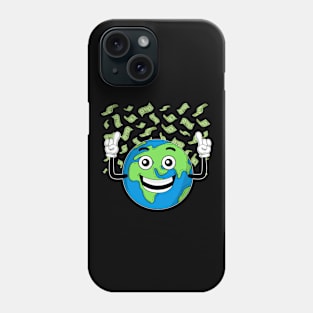 Planet Money - Space Explorer Astronaut Funny Cosmonaut Cash Phone Case