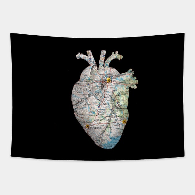 Texas Heart Tapestry by chriswig