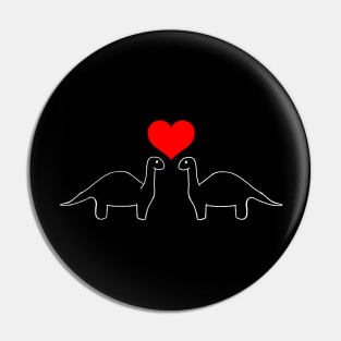 Dino Love Pin