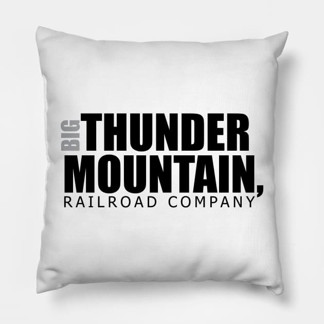 Big Thunder Pillow by WearInTheWorld