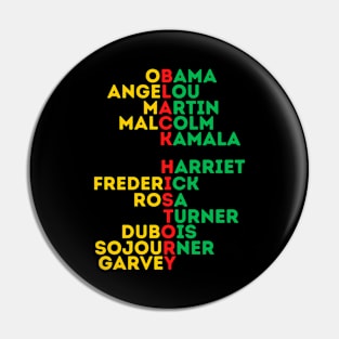 Black History Month BLM Obama Gift Pin