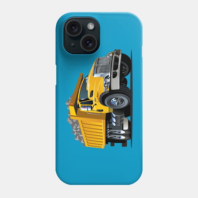 Cartoon truck Phone Case by Mechanik