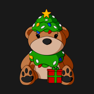 Christmas Present Teddy Bear T-Shirt