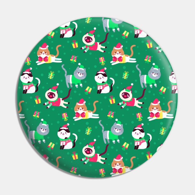 Meowy Christmas #2 Pin by machmigo