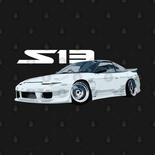 White S13 Drfit by cowtown_cowboy