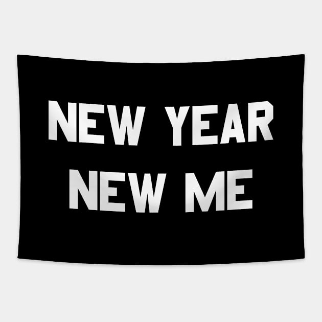 New Year New Me Fitness Goals Tapestry by Flippin' Sweet Gear