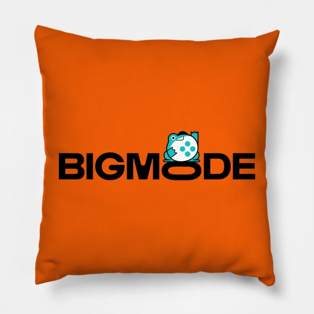 Bigmode Games Pillow by CrystalClods