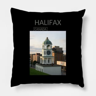 Halifax Nova Scotia Canada Clock Souvenir Gift for Canadian Citizens T-shirt Apparel Mug Notebook Tote Pillow Sticker Magnet Pillow