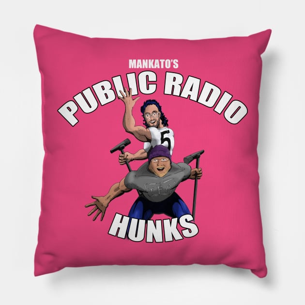 Radio Hunks! Pillow by thefivecount