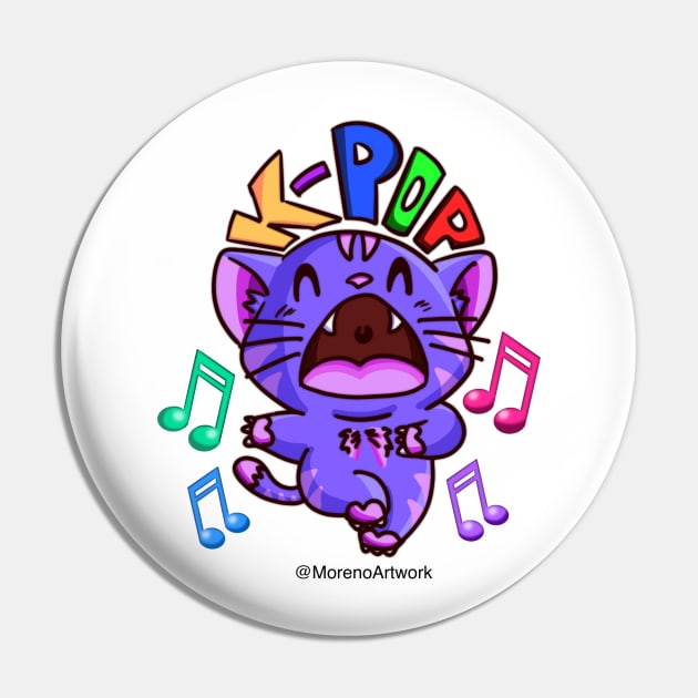 Giddy Kitty (K-POP) Pin by MorenoArtwork