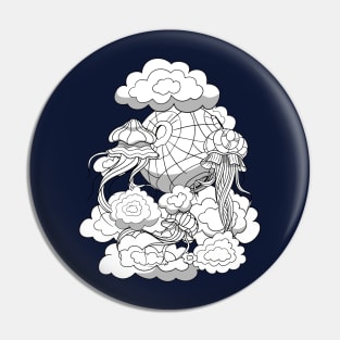 Space Jellyfish Pin