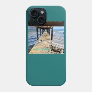 Under the pier in Lake Tahoe, California Phone Case