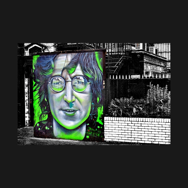 John Lennon Mural Street Art Camden Town London by Andy Evans Photos