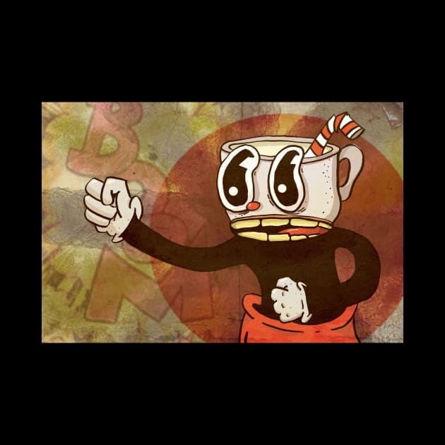 Cracked Out Cuphead by PhilFTW