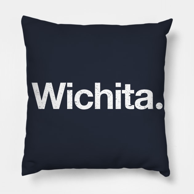 Wichita. Pillow by TheAllGoodCompany