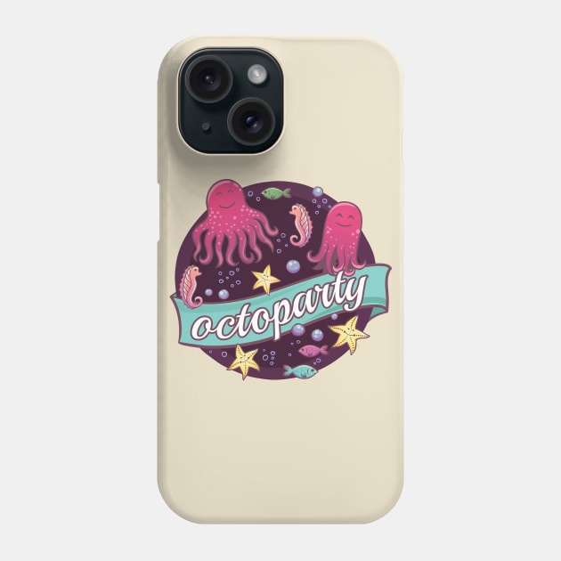 Octoparty Phone Case by XINNIEandRAE