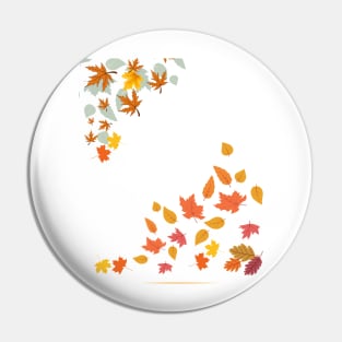 Falling leaves Pin