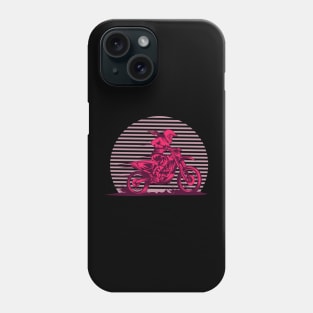 Sunset Rider: Lady Blazes Trails in Style (Off-road motorcycle) Phone Case