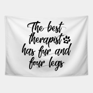 The best therapist has fur and four paws Tapestry